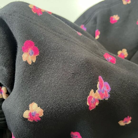 Rebecca Taylor Floriana Floral Wide Leg Sweatpants Small - Picture 11 of 11